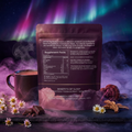 SOVIA Nighttime Cocoa pouch back with Supplement Facts including Melatonin 5mg